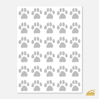 Reflexní nažehlovačka-PSÍ TLAPKY II.