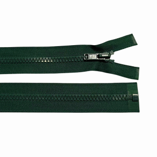 Zip kostěný dělitelný 35cm-ARMY ZELENÁ