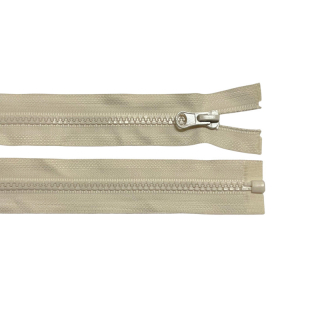 Zip kostěný dělitelný 60cm-SMETANOVÁ