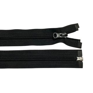 Zip spirálový dělitelný 5mm 55cm-ČERNÁ