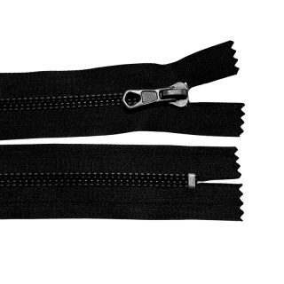 Zip kostěný dělitelný No 5 35 cm Nyguard - černá