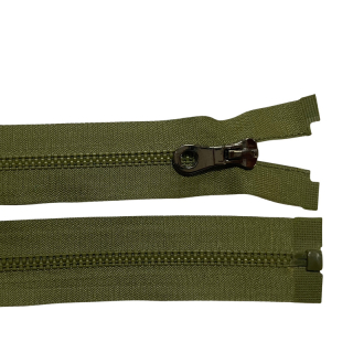 Zip kostěný dělitelný No 5 65 cm Nyguard - khaki