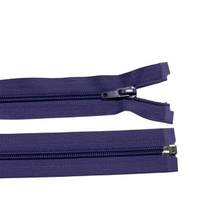Zip spirálový dělitelný 5mm 45cm-FIALOVÁ