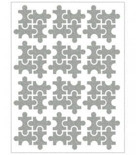 Reflexní nažehlovačka - PUZZLE