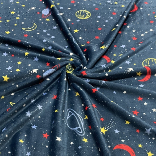 Coral fleece SOFT-VESMÍR