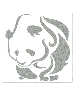 Reflexní nažehlovačka-PANDA