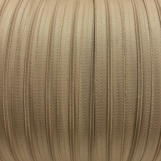 Spirálový zip 3mm-BÉŽOVÁ po 25m